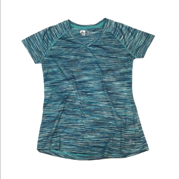 WS166 Reebok Performance V Neck Gym Shirt M - Picture 1 of 6